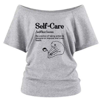 Self-Care Off Shoulder Top