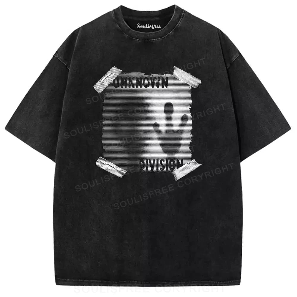 Unknown Division Washed Alien T-shirt