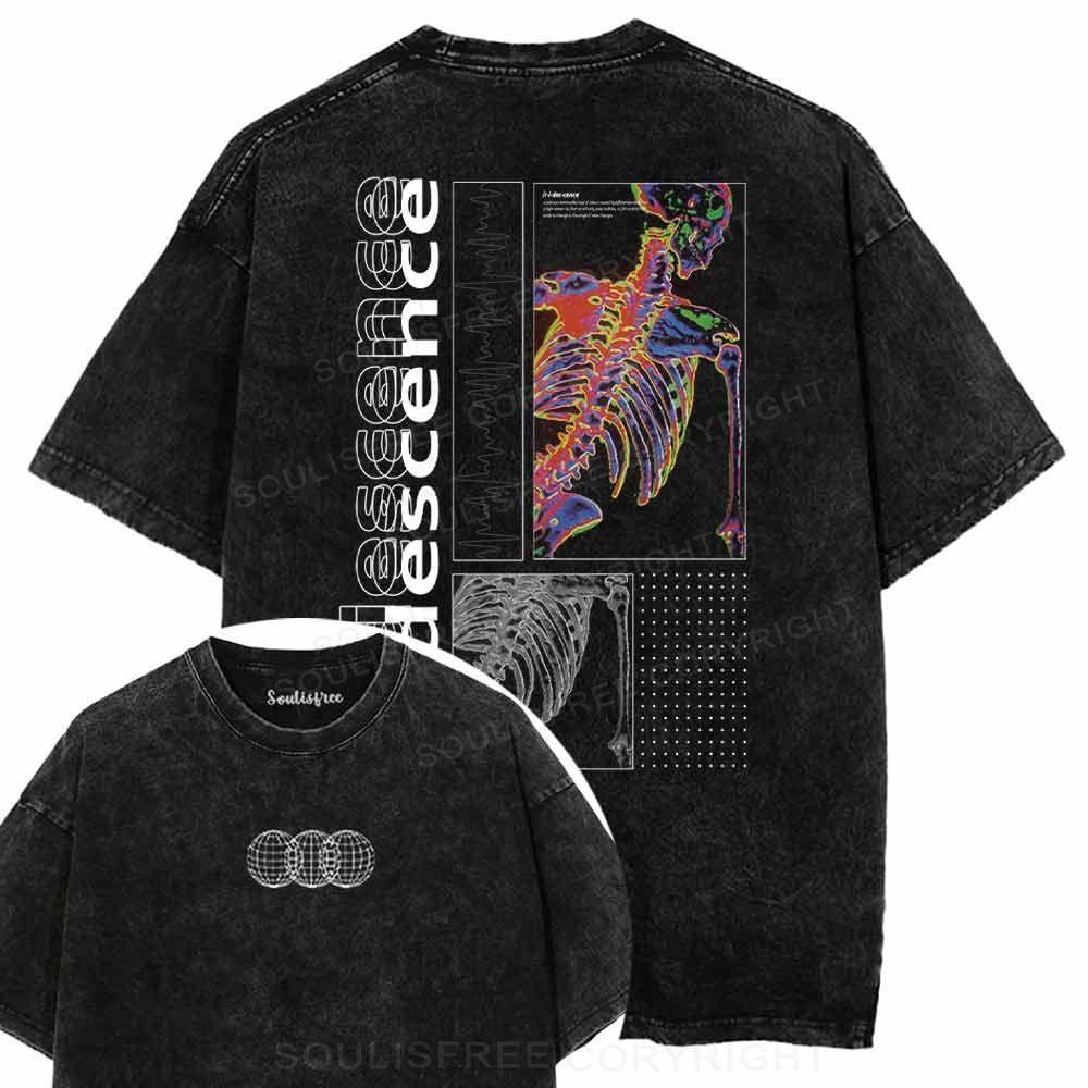 Designed Truly On The Inside washed t-shirts