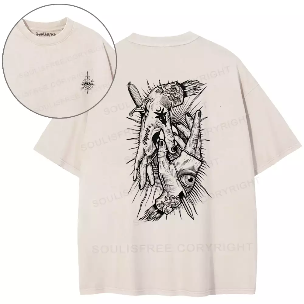 The Power of the Hidden Hand Washed T-shirt