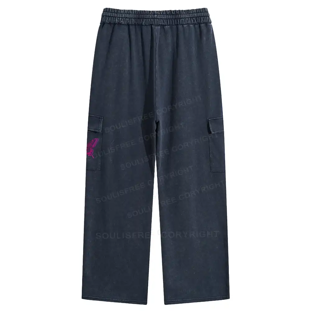 Gods Living Among Us Washed Cargo pants