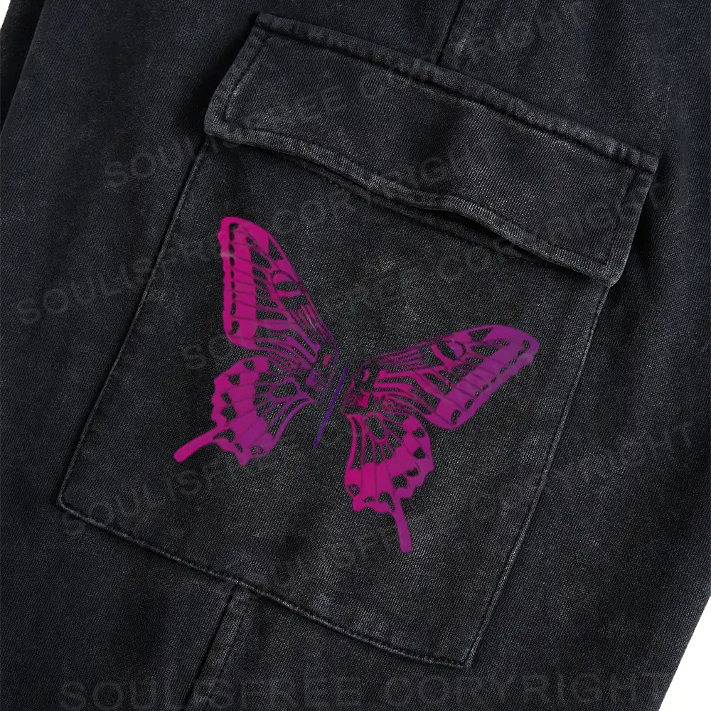 Gods Living Among Us Washed Cargo pants