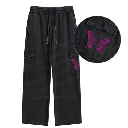 Gods Living Among Us Washed Cargo pants