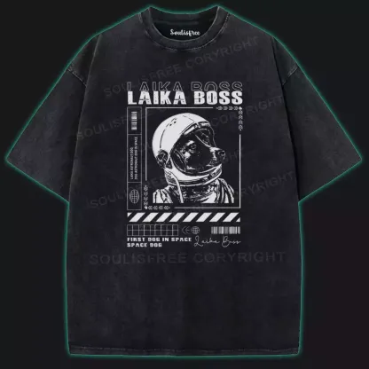 Laika Boss Washed Astronaut T-shirt