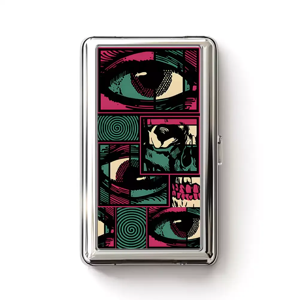 Facial Fragments Cigarette Case