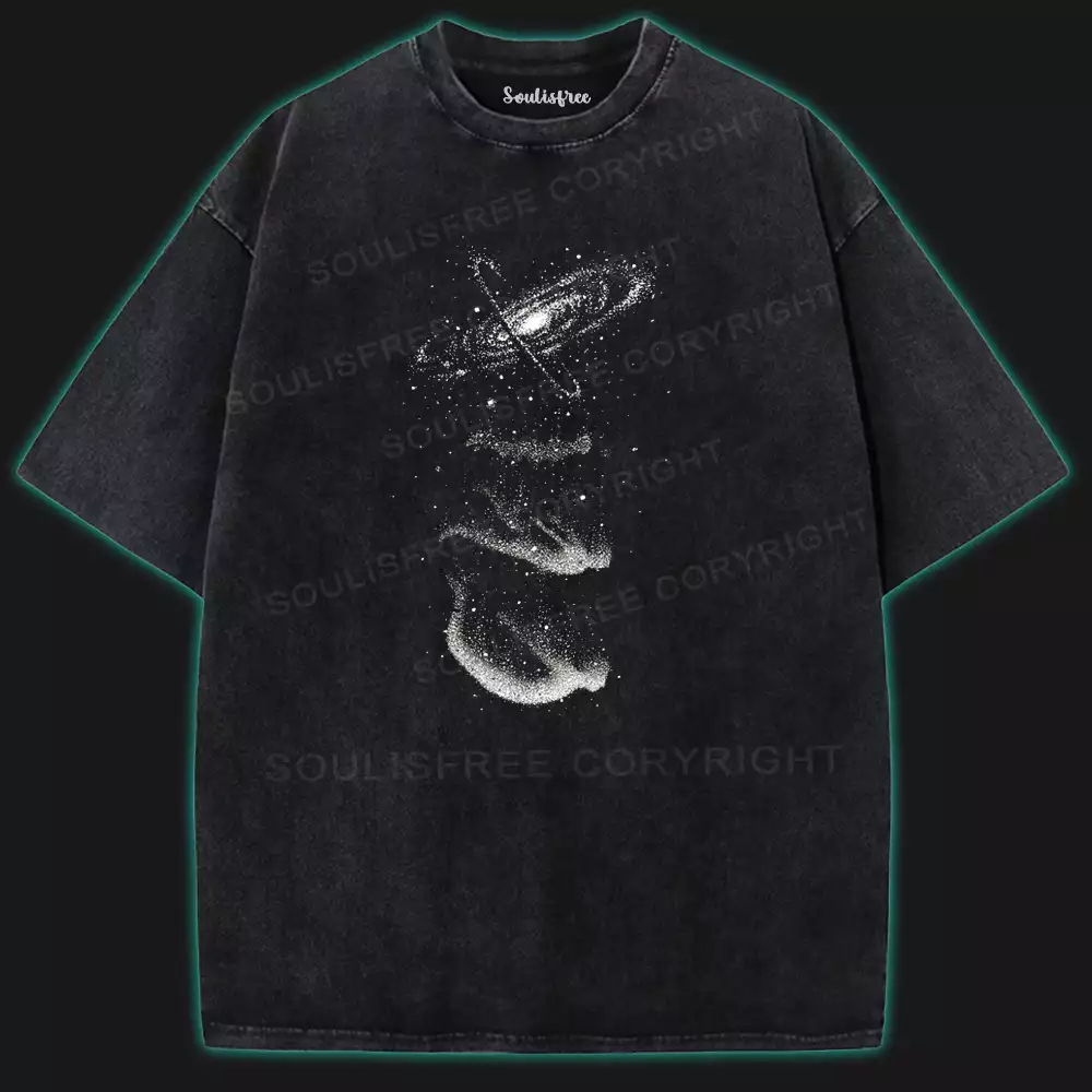 Gravity of the Soul Washed Space T-shirt