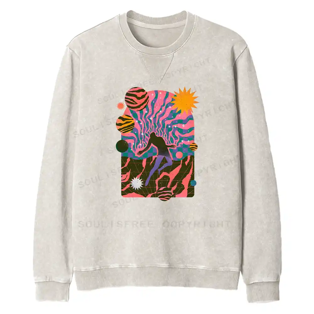 Dystopia Fit Washed Sweatshirt