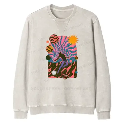 Dystopia Fit Washed Sweatshirt