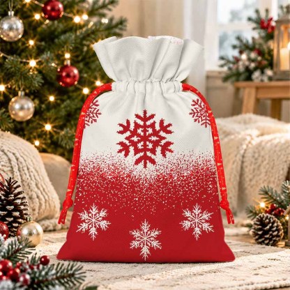 Soulisfree  A Winter Snowfall Story Christmas Gift Pouch