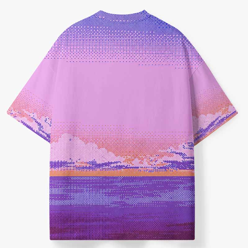 Soulisfree DIGITAL TWILIGHT ECO‑PERF Graphic Tee