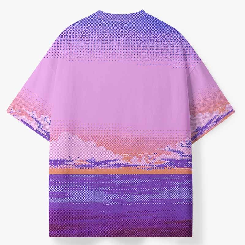 Soulisfree DIGITAL TWILIGHT ECO‑PERF Graphic Tee