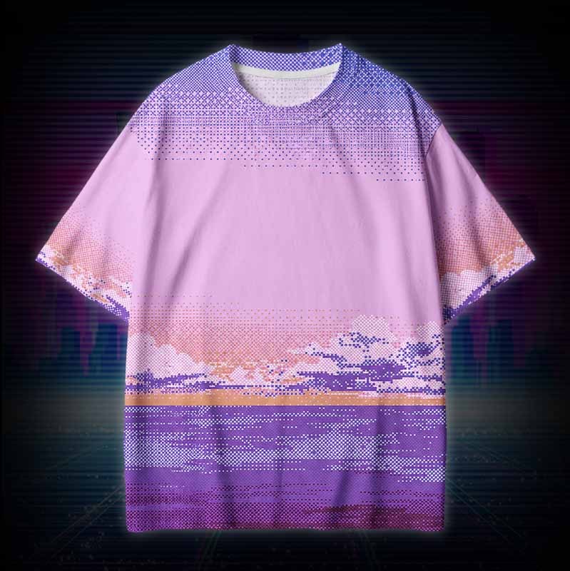 Soulisfree DIGITAL TWILIGHT Cotton Tee