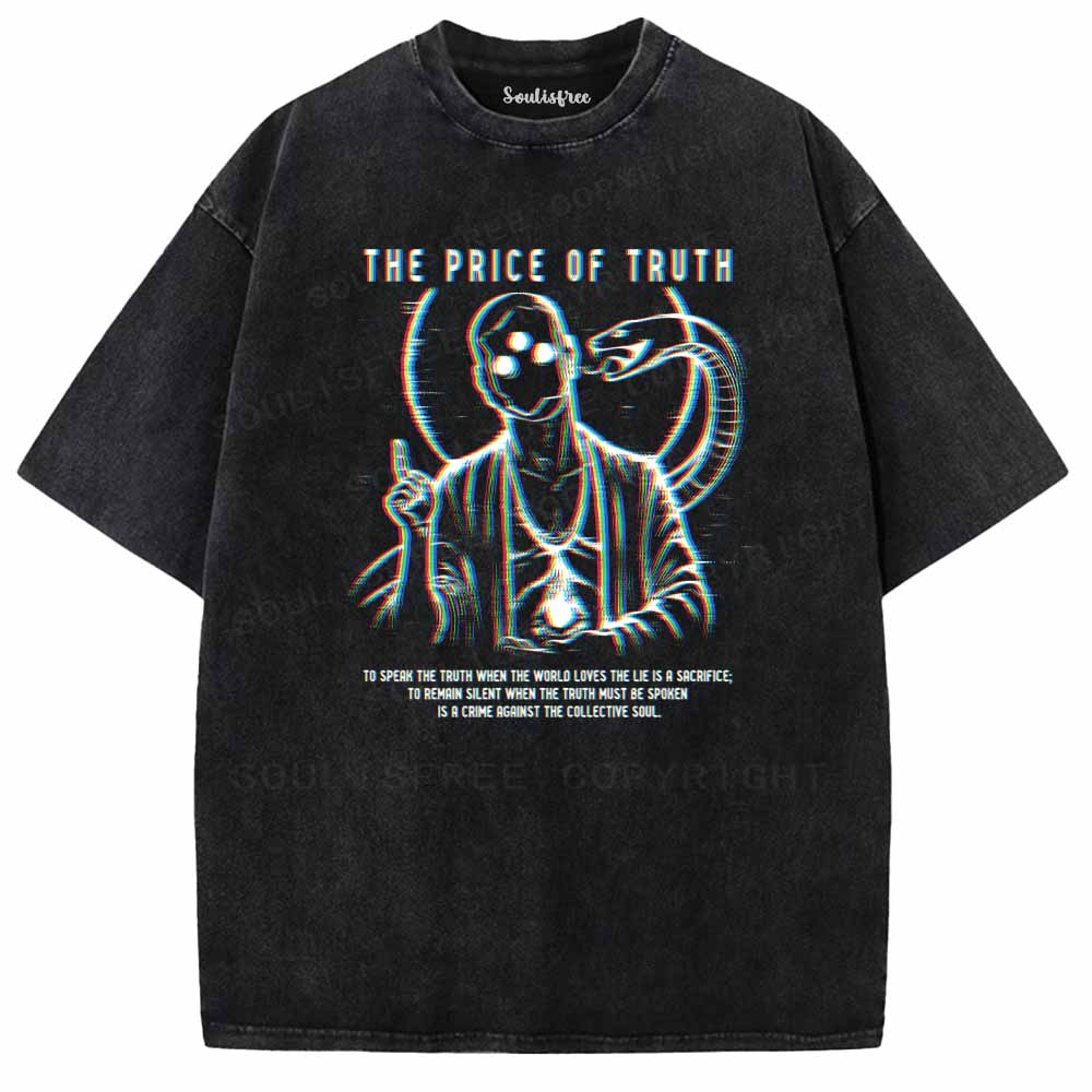 Soulisfree THE PRICE OF TRUTH Washed Tee