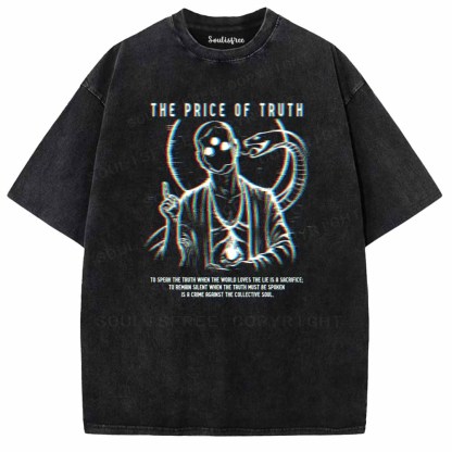 Soulisfree THE PRICE OF TRUTH Washed Tee