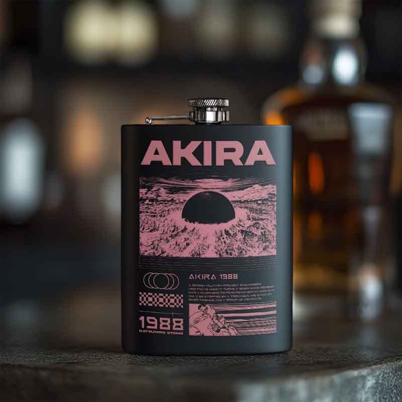 Soulisfree Akira 1988 Planet Destruction Hip Flask