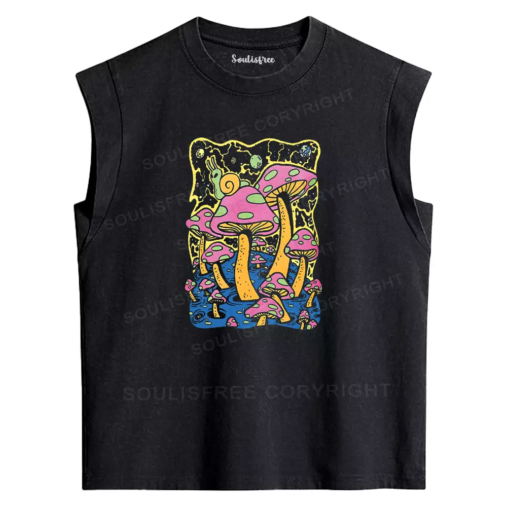 Mushroom World Washed Tank