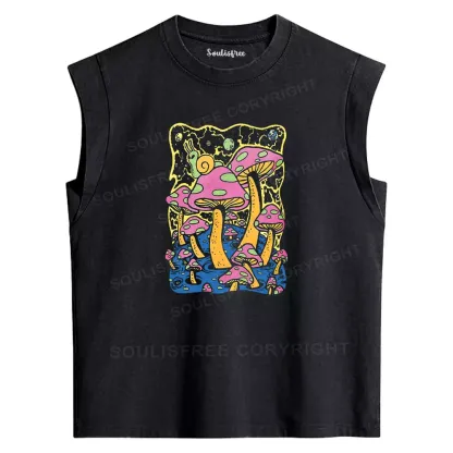 Mushroom World Washed Tank