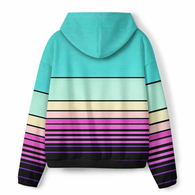 Soulisfree NEON HORIZON All-Over Print Hoodie
