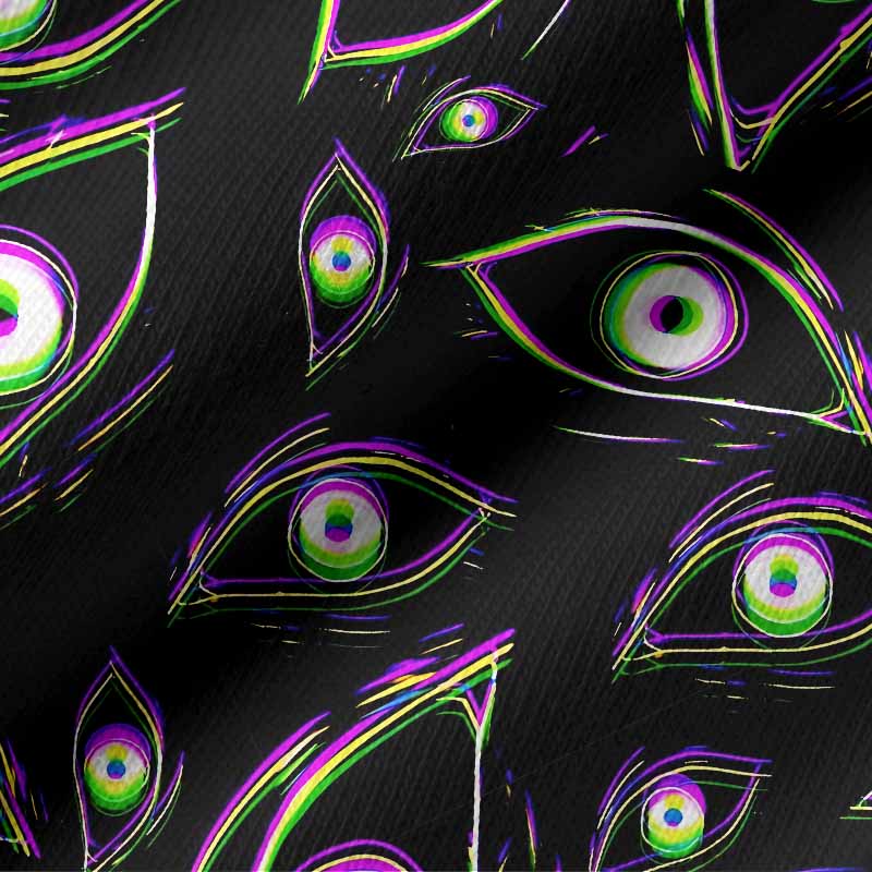 Soulisfree Glitch Vision Long Sleeve Cotton Tee