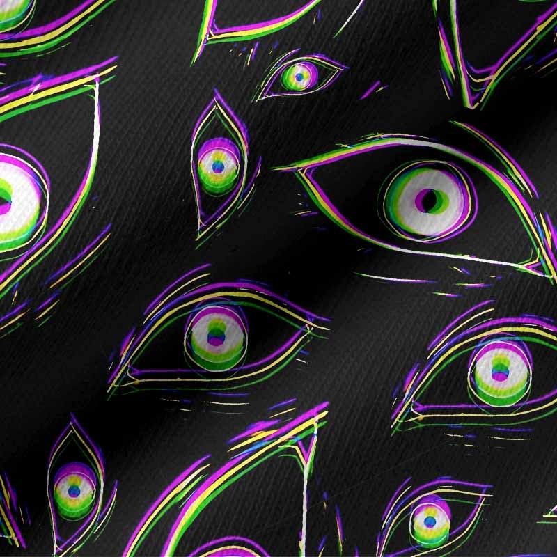 Soulisfree Glitch Vision Long Sleeve Cotton Tee