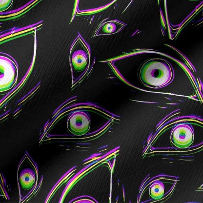Soulisfree Glitch Vision Long Sleeve Cotton Tee