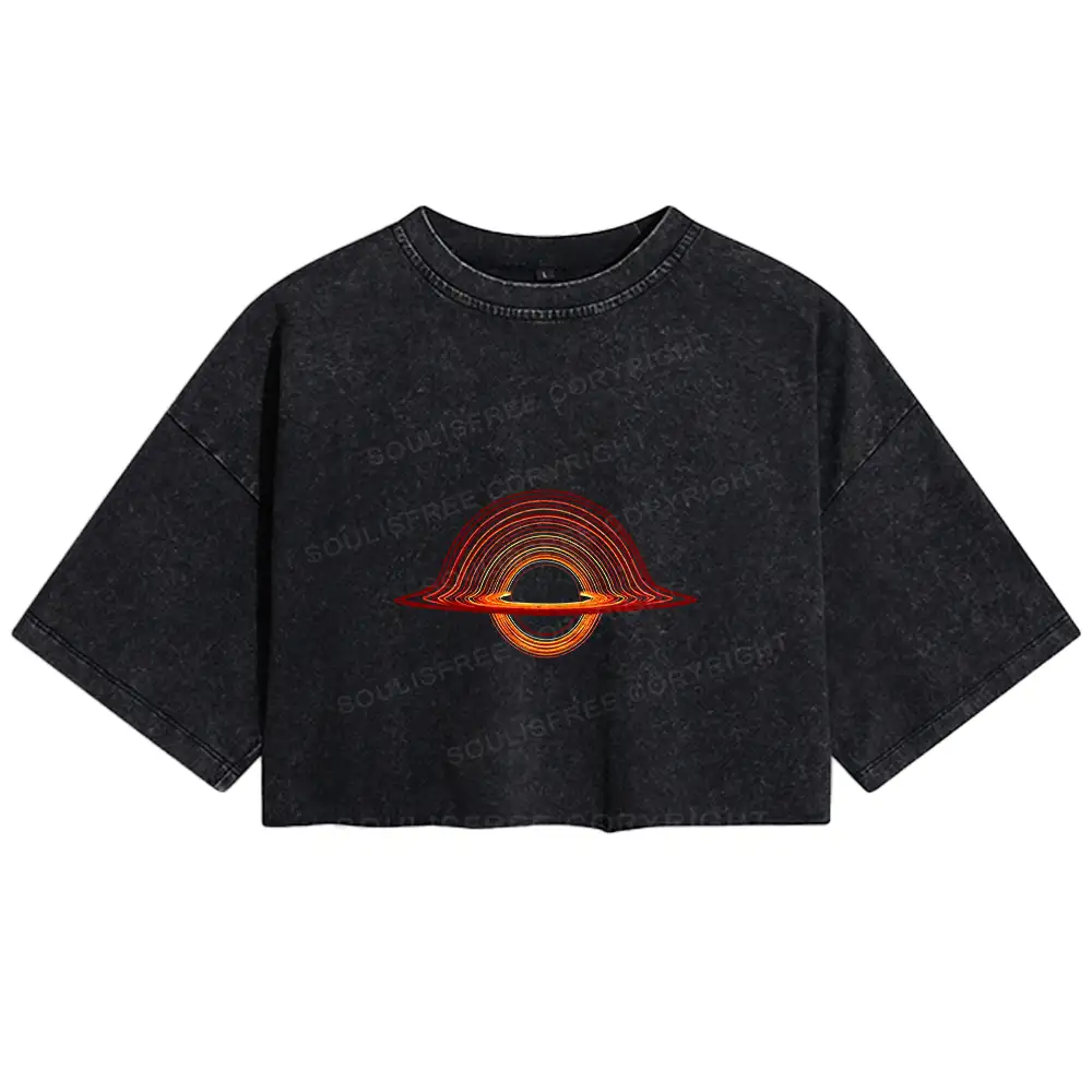 Planet Aperture Washed Crop T-shirt