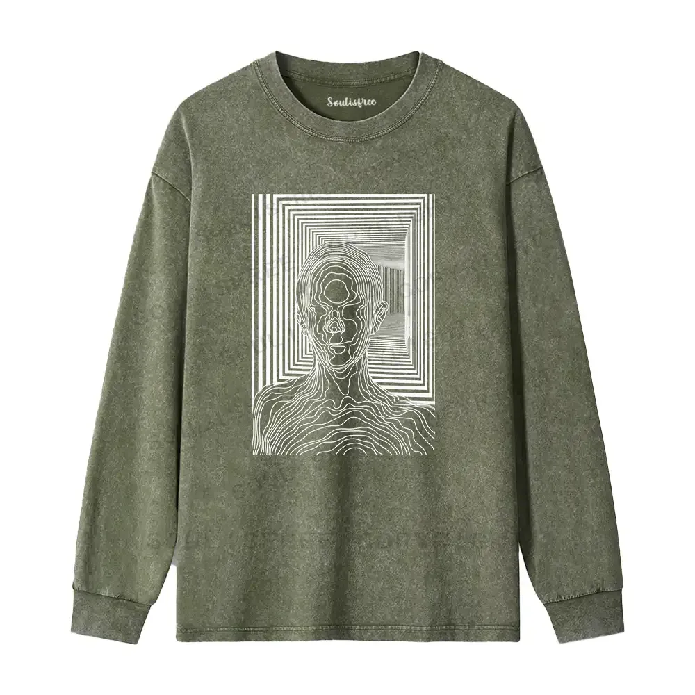 Utopia Journey Washed Long Sleeve Shirt