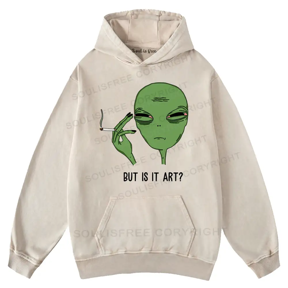 Is It Art Washed Hoodie