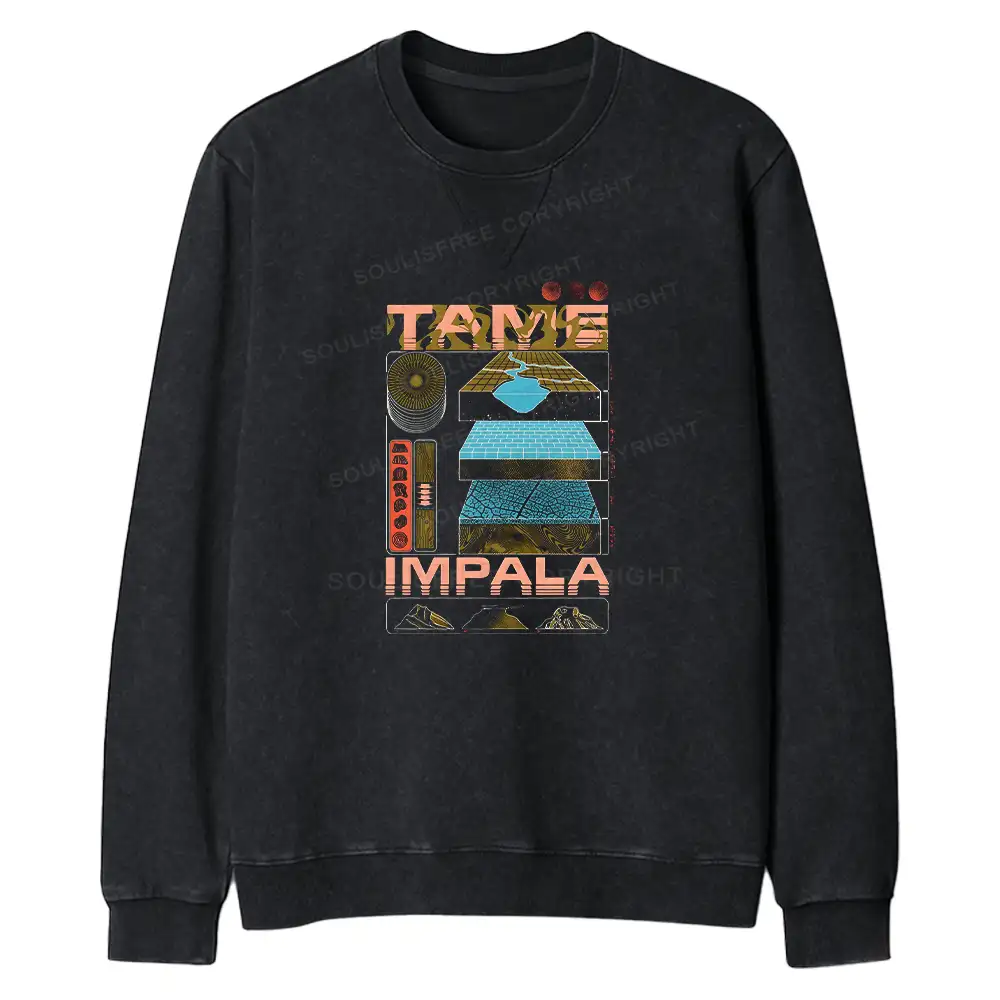 Thought Advancement Regular Fit Washed Sweatshirt