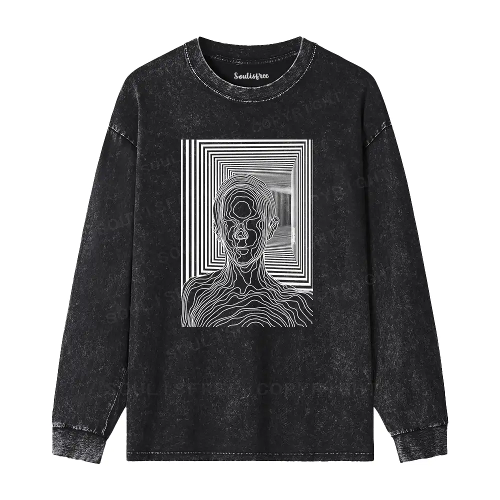 Utopia Journey Washed Long Sleeve Shirt