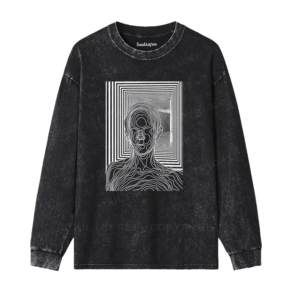 Utopia Journey Washed Long Sleeve Shirt