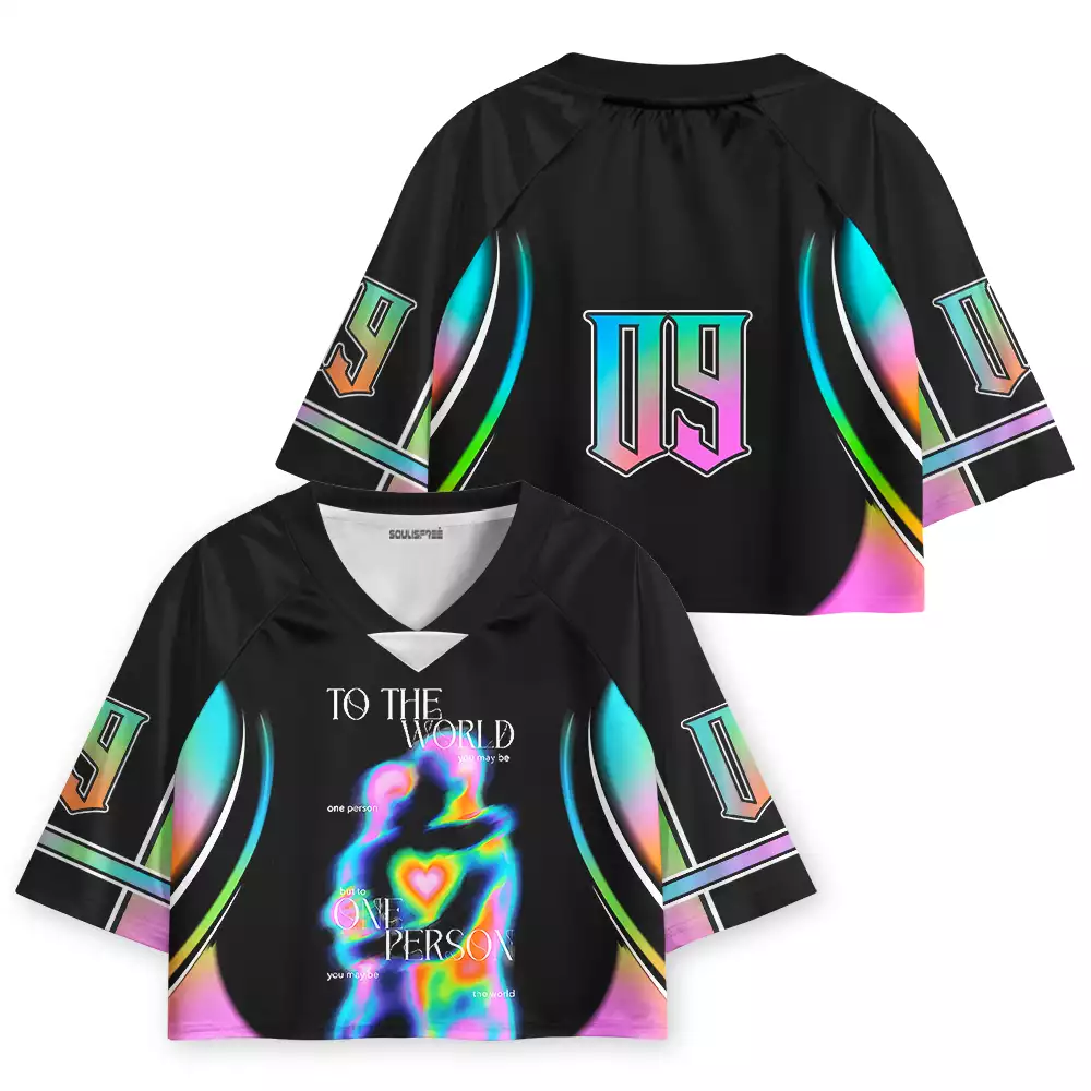 Soulisfree You Are My World Cropped Jersey