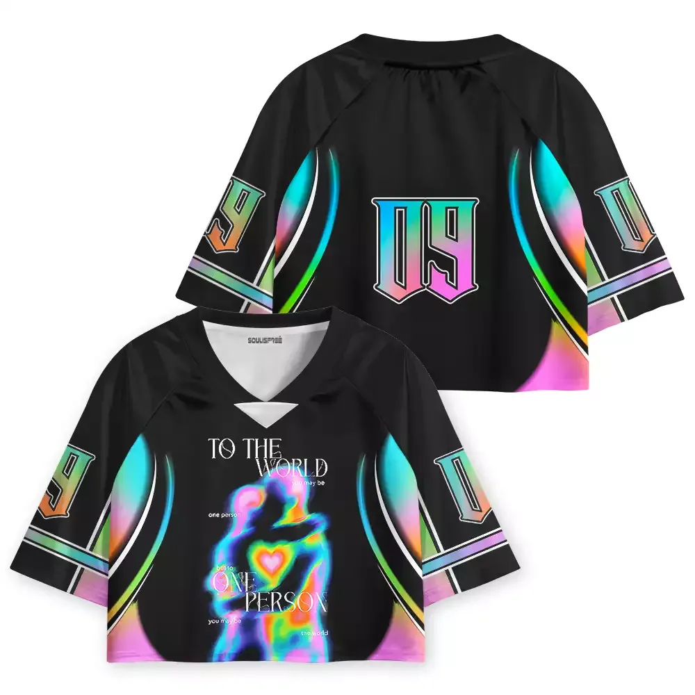Soulisfree You Are My World Cropped Jersey