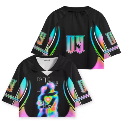 Soulisfree You Are My World Cropped Jersey