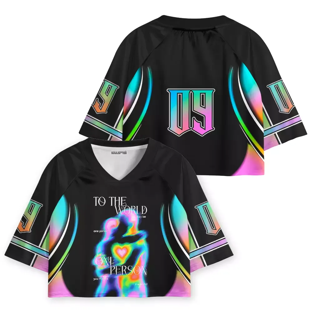 Soulisfree You Are My World Cropped Jersey