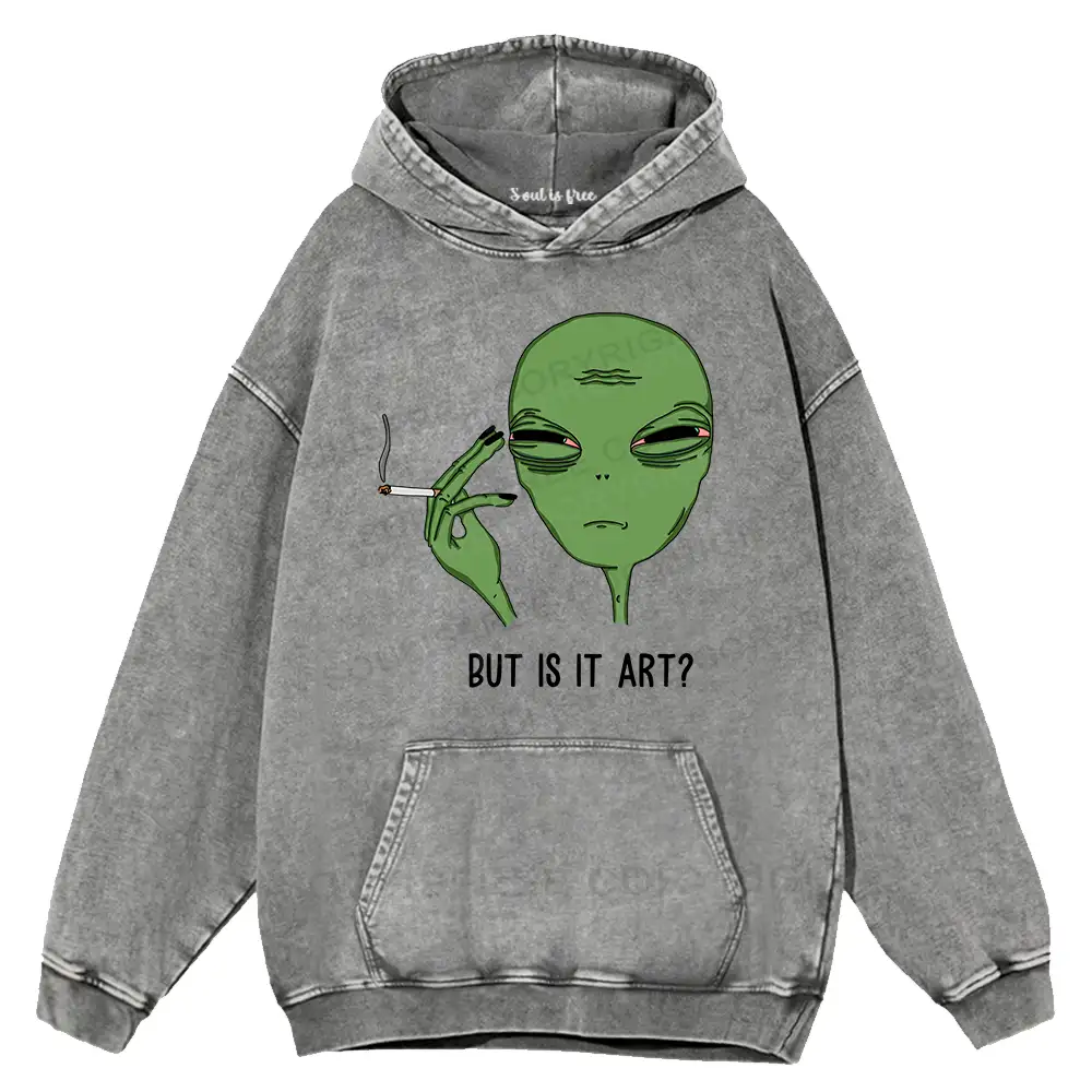 Is It Art Washed Hoodie