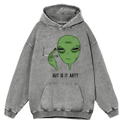 Is It Art Washed Hoodie