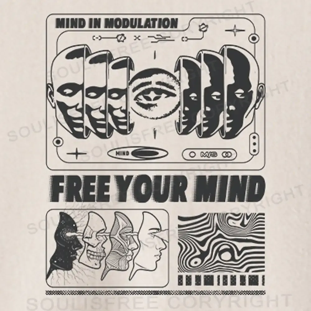 Free Your Mind Washed Crop T-shirt