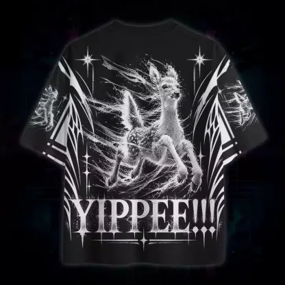 Soulisfree Yippee Glitch Deer Mesh Jersey
