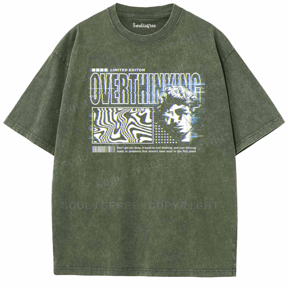 Soulisfree   Overthinking Washed Tee