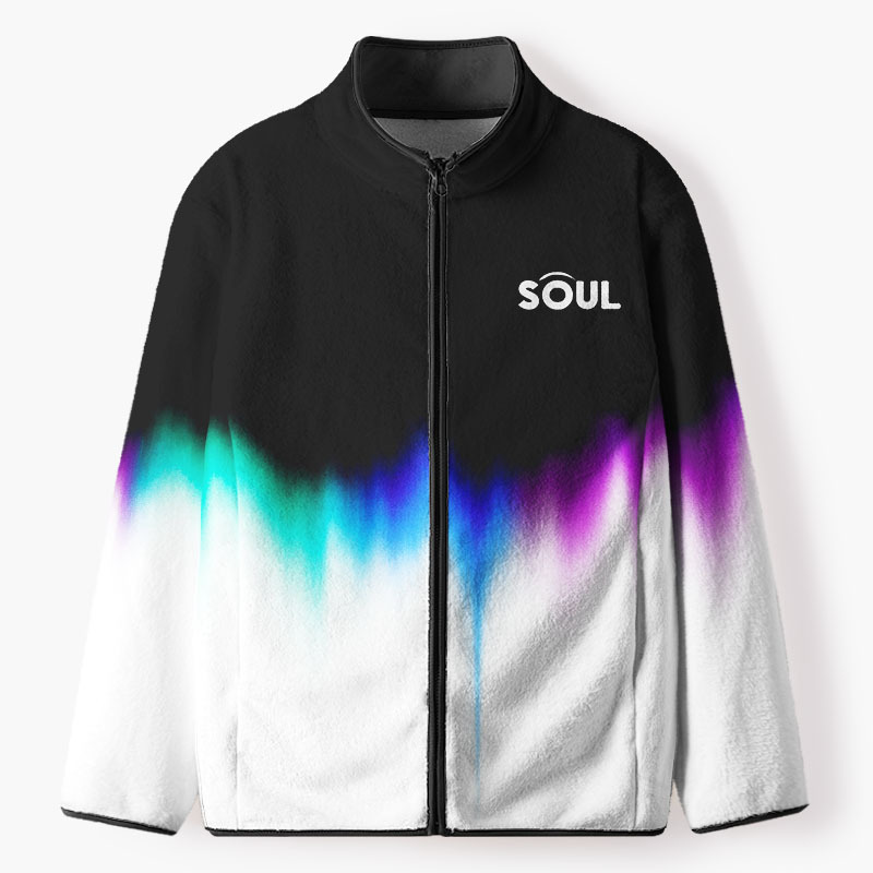 Soulisfree Where The Soul Flows Flannel Zip-Up Jacket