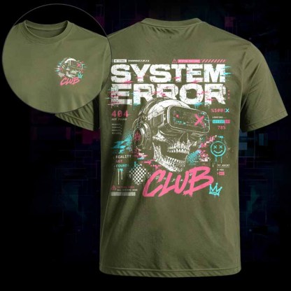 Soulisfree System Error Club  Classic Tee
