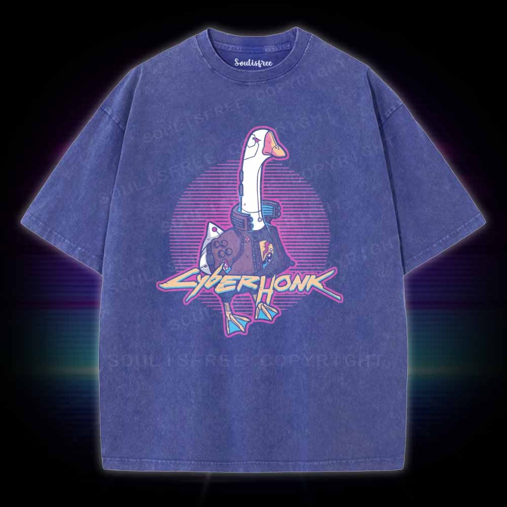 Soulisfree CYBER HONK Washed Tee