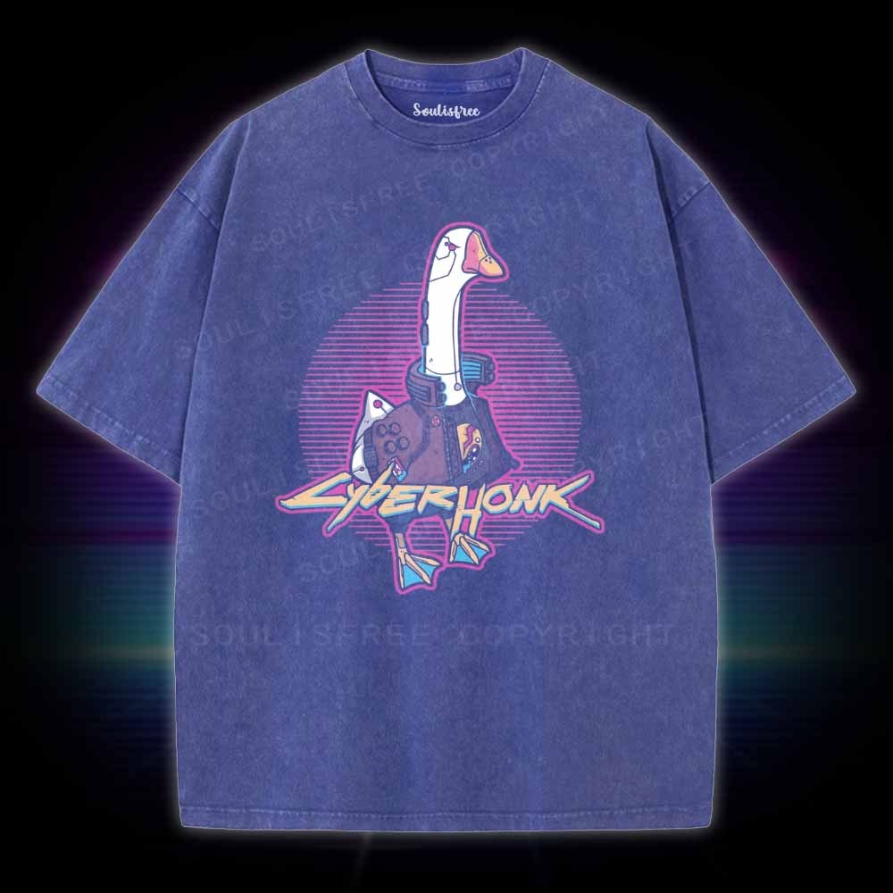 Soulisfree CYBER HONK Washed Tee