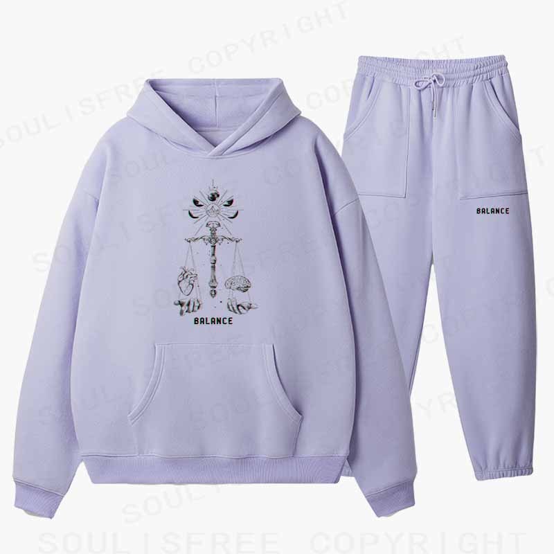 Soulisfree Soul & Mind Celestial Balance Cotton Fleece Hoodie Set
