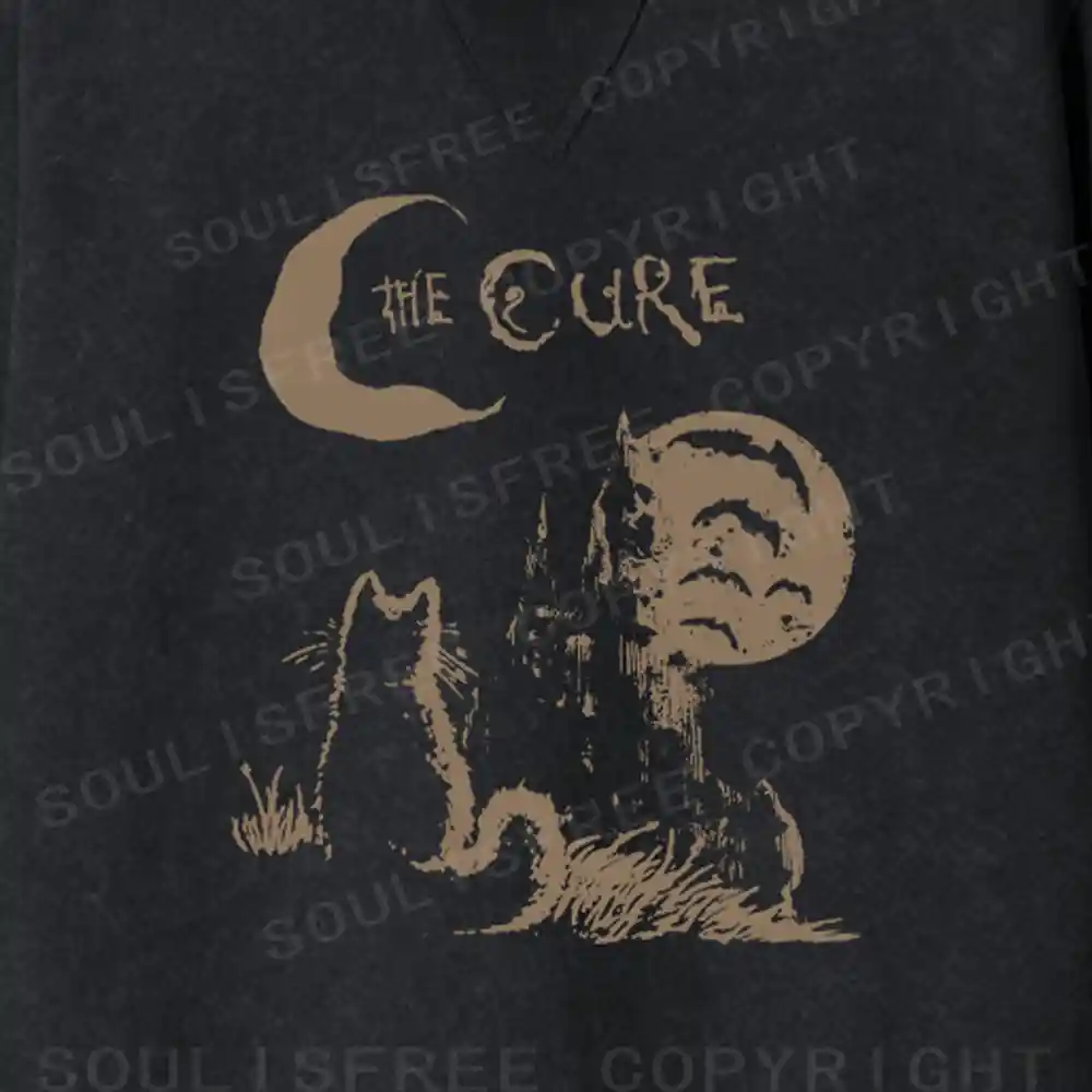 The Cure Fit Washed Sweatshirt