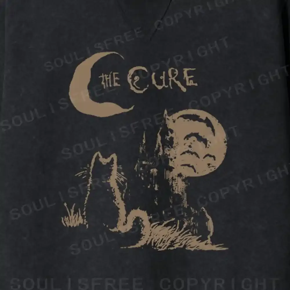 The Cure Fit Washed Sweatshirt