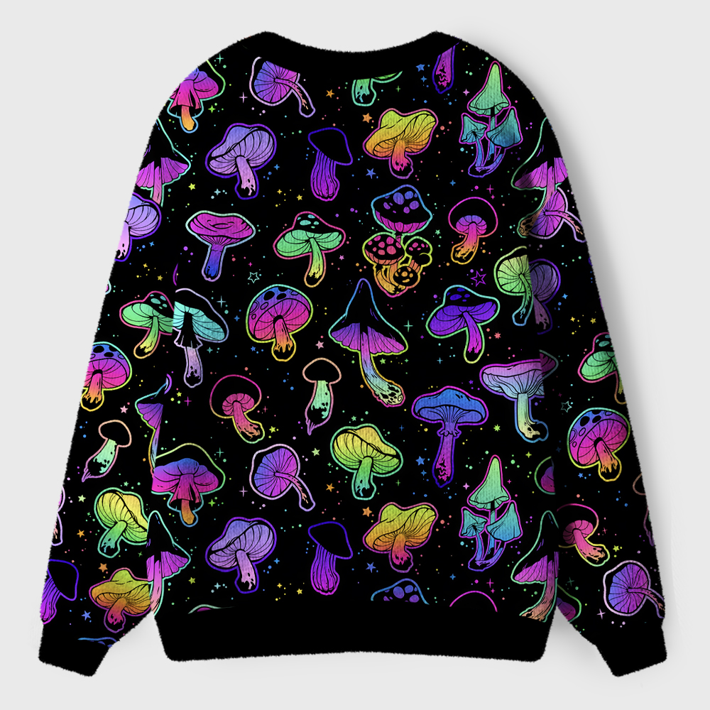 Shroom Party Ugly Cardigan Sweaters 