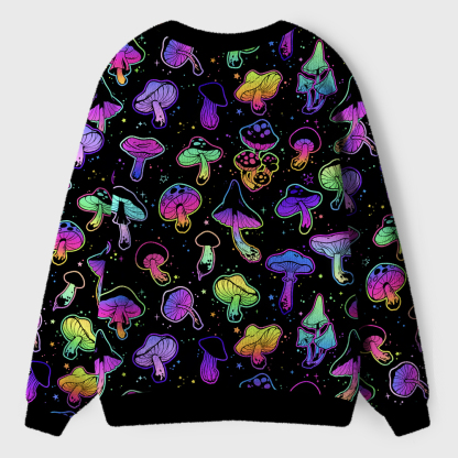 Shroom Party Ugly Cardigan Sweaters 