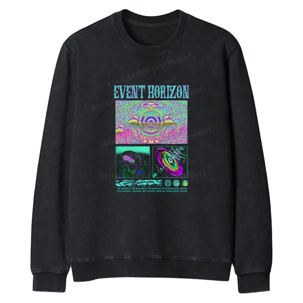 Designed Evolution Horizon Regular Fit Washed Sweatshirt